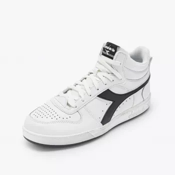 Diadora Men’s Black Leather Sneakers for Everyday Wear