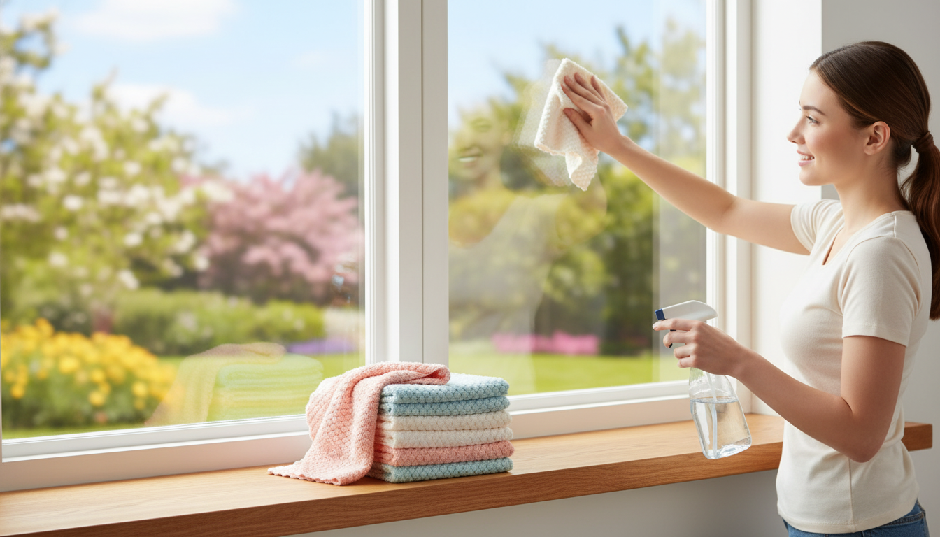 20 Reusable Microfiber Cloths for Streak-Free Glass