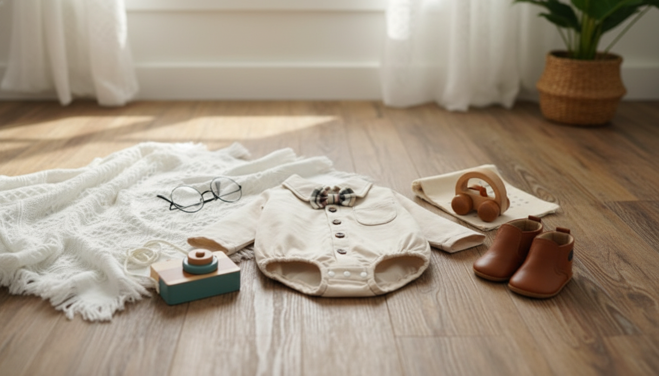 Baby Boy Bowtie Romper 0–12M: Formal & Fuss-Free