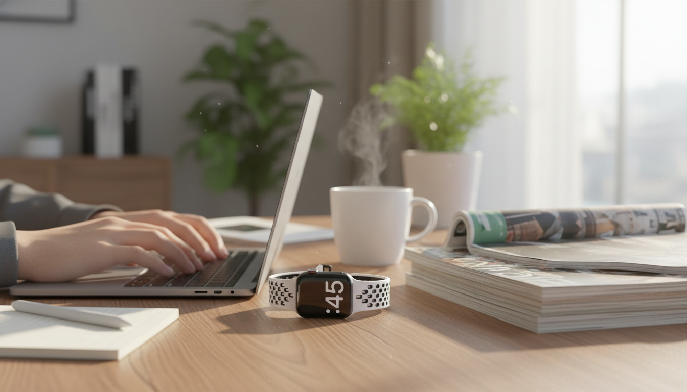 Breathable Magnetic Silicone Band for Apple Watch