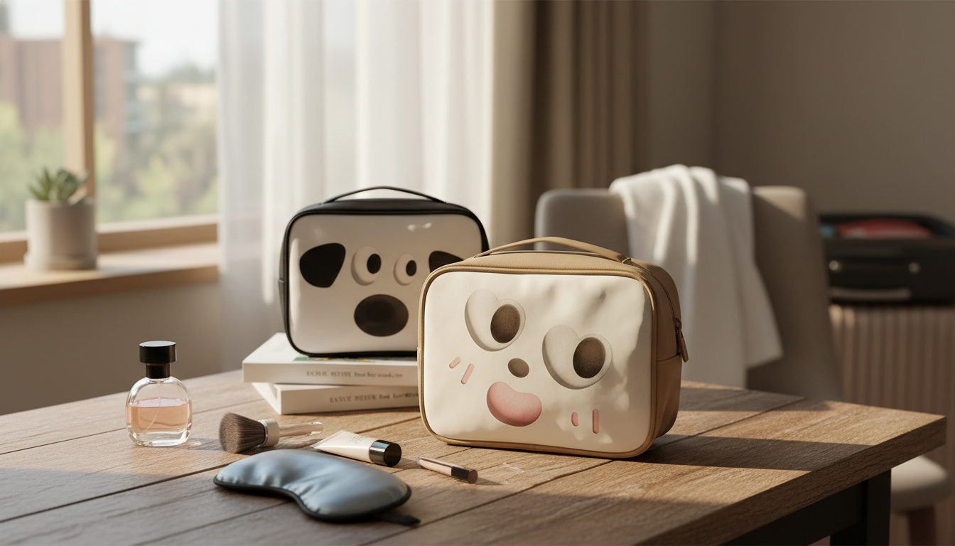 Cartoon Travel Makeup & Toiletry Pouch for Women