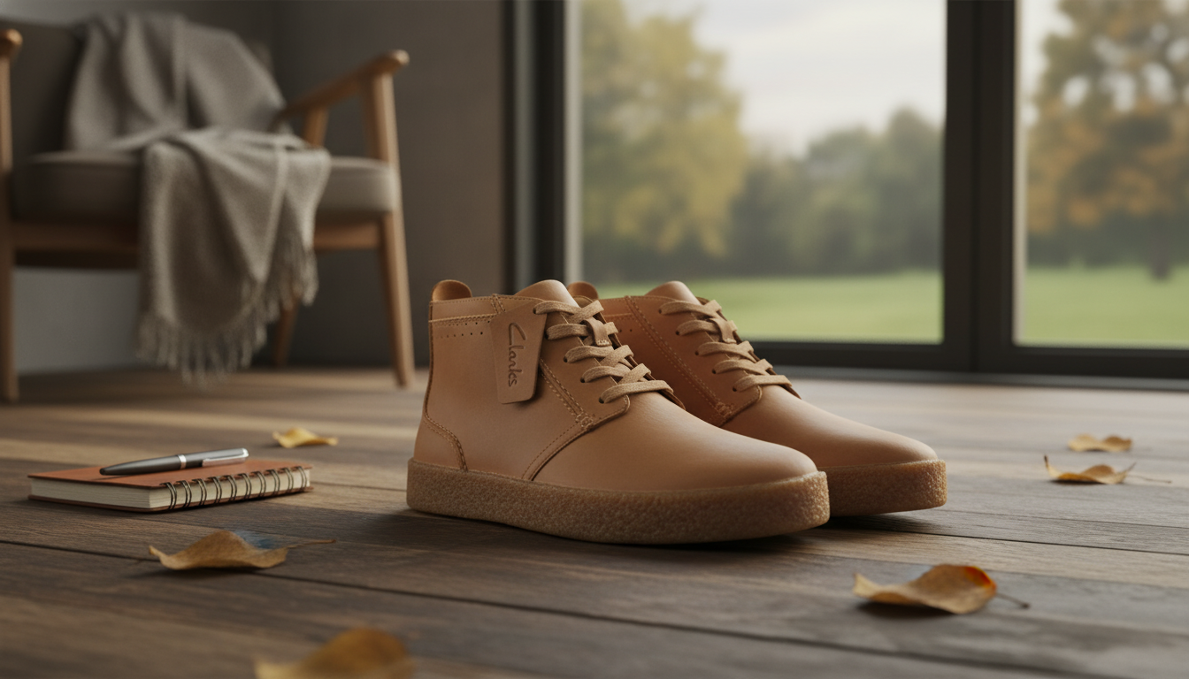 Clarks Men’s Leather Lace-Up Boots: Fit, Style, Care