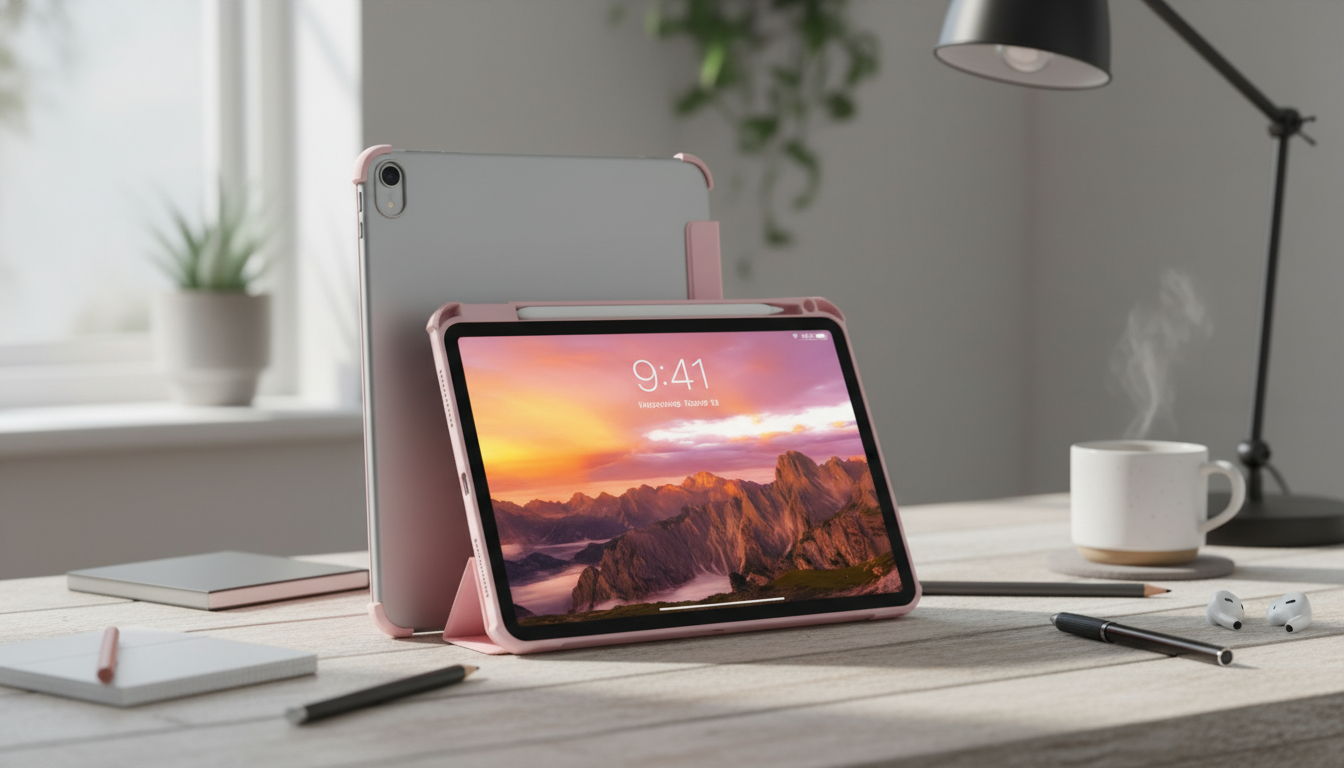 Clear iPad Case with Pencil Holder: Slim Protection