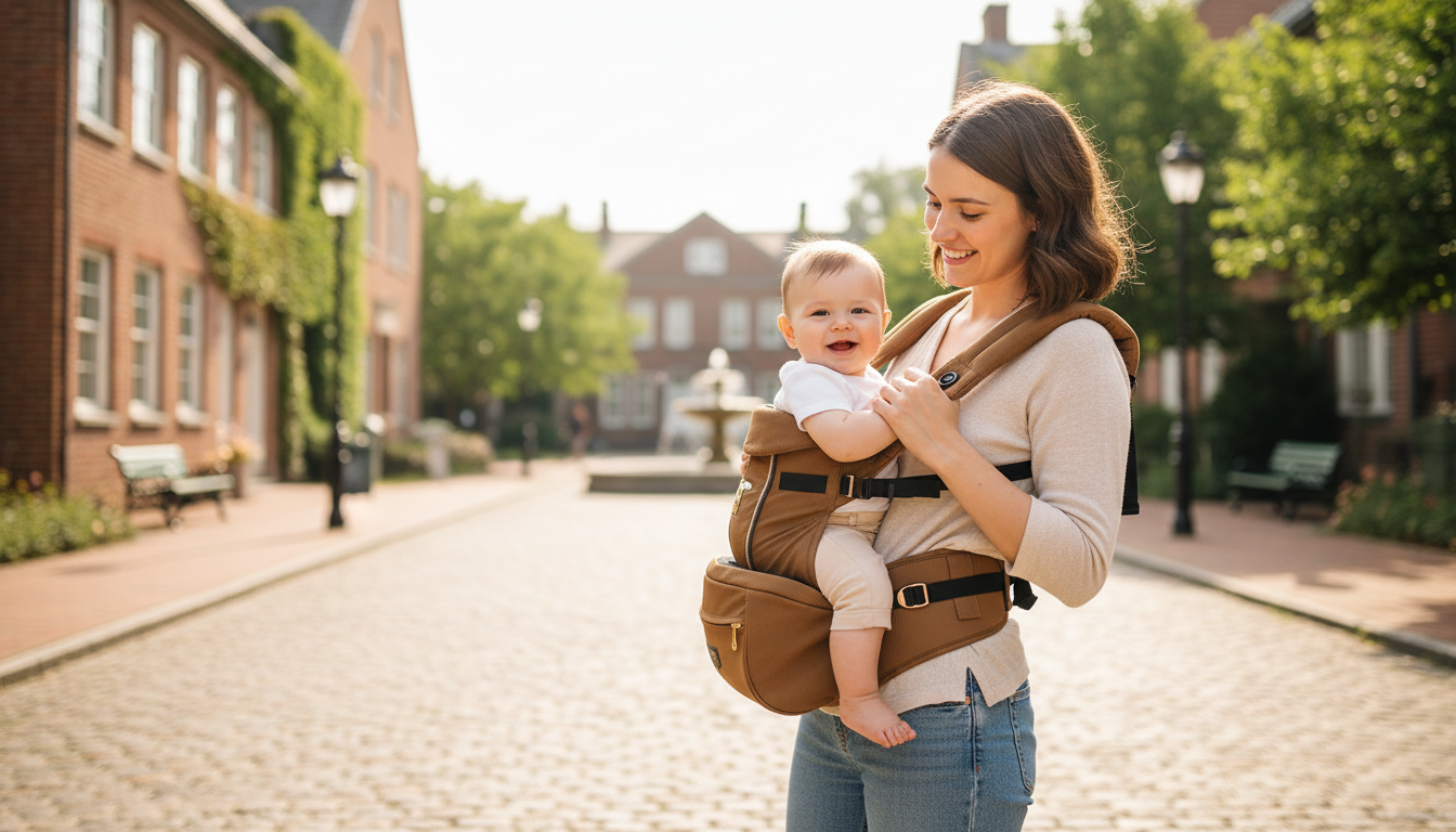 Cozy Baby Hipseat Carrier: Adjustable, Breathable Support