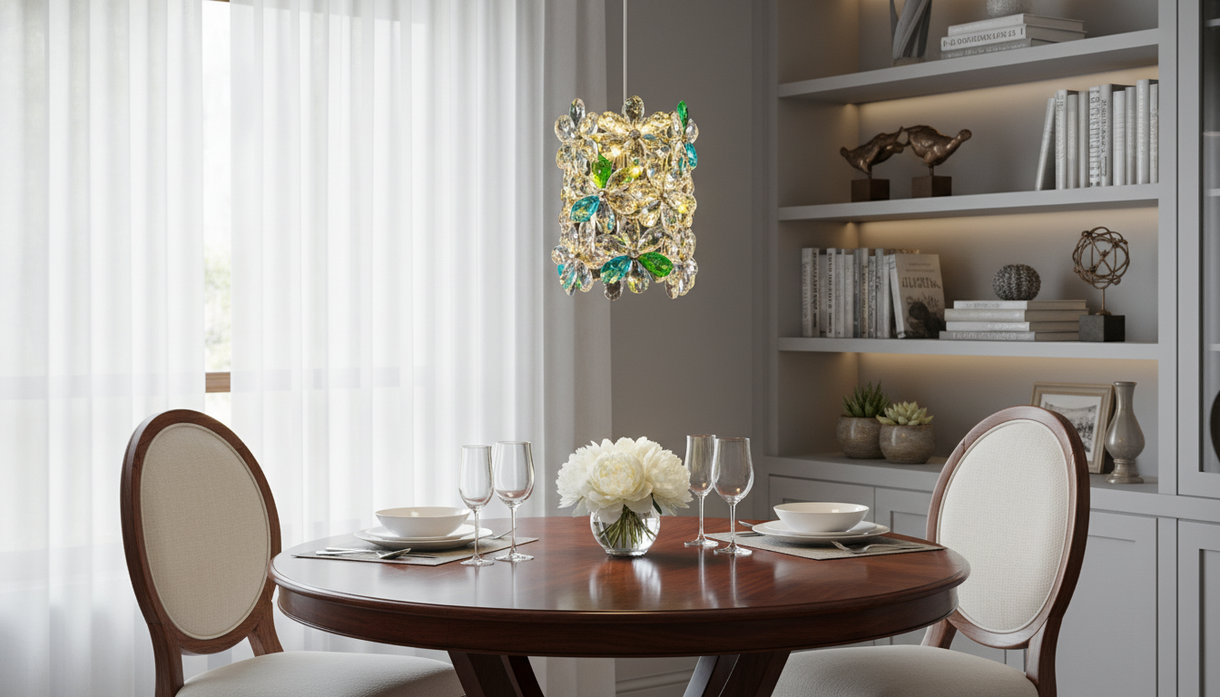 French Petal Crystal Pendant Light: Room-by-Room Guide