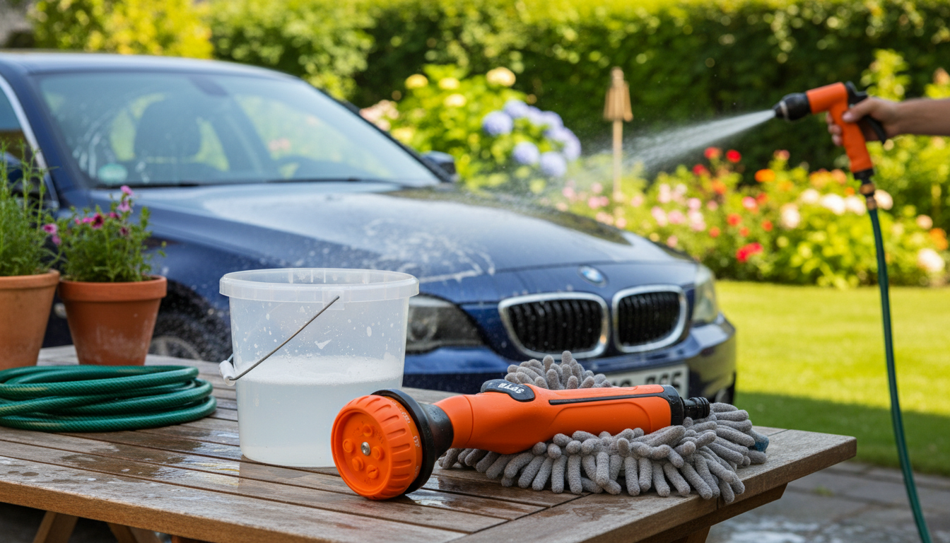 High-Pressure Multi-Pattern Spray Gun: Car Wash & Garden