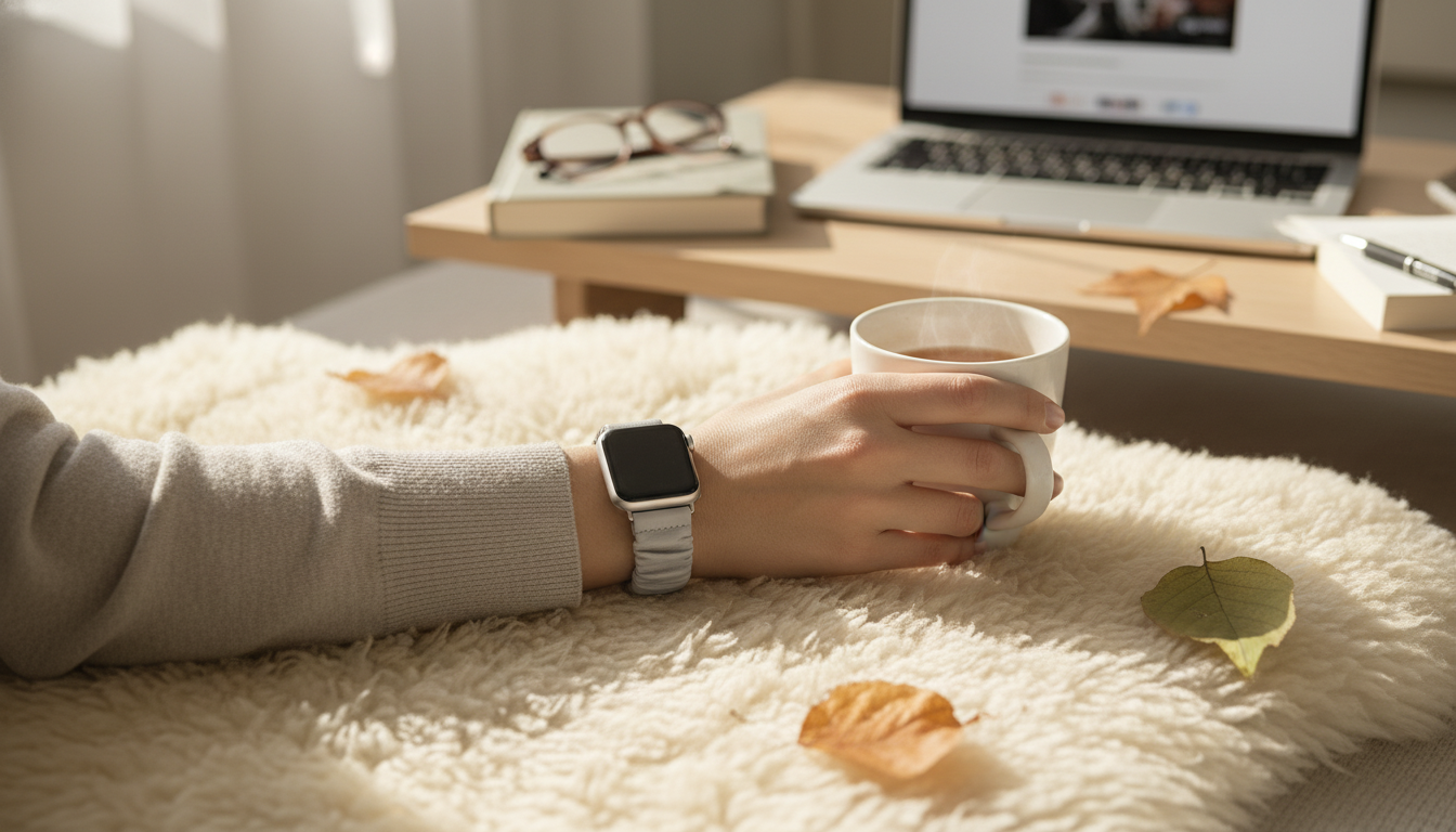 Leather Scrunchie Apple Watch Band: Comfort & Chic Fit