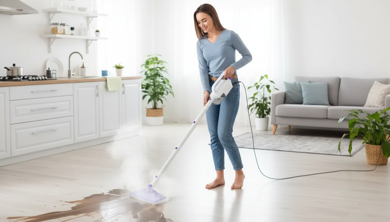 Long-Cord High-Temp Steam Cleaner: Whole-Home Deep Clean