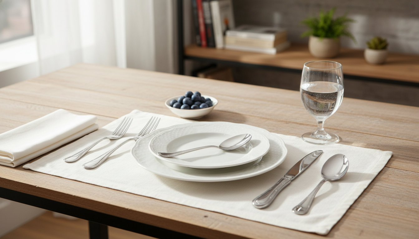 Luxury 5-Piece Stainless Flatware Set for Daily Dining