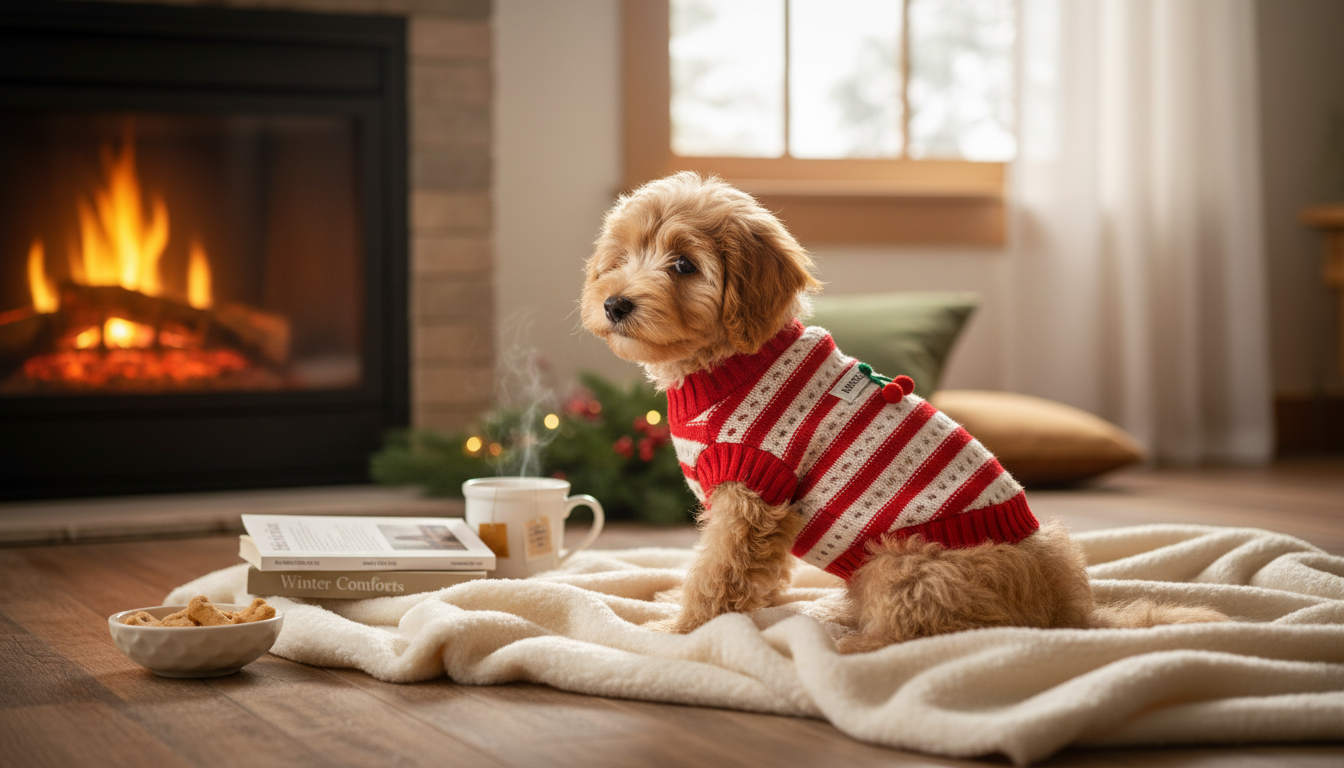 Cherry Knit Dog Sweater: Cozy Luxury Fit & Care Tips