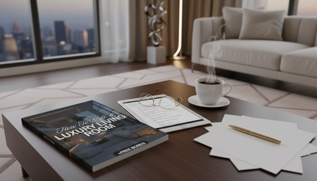 Luxury Living Room Styling: Designer Checklist & Tips