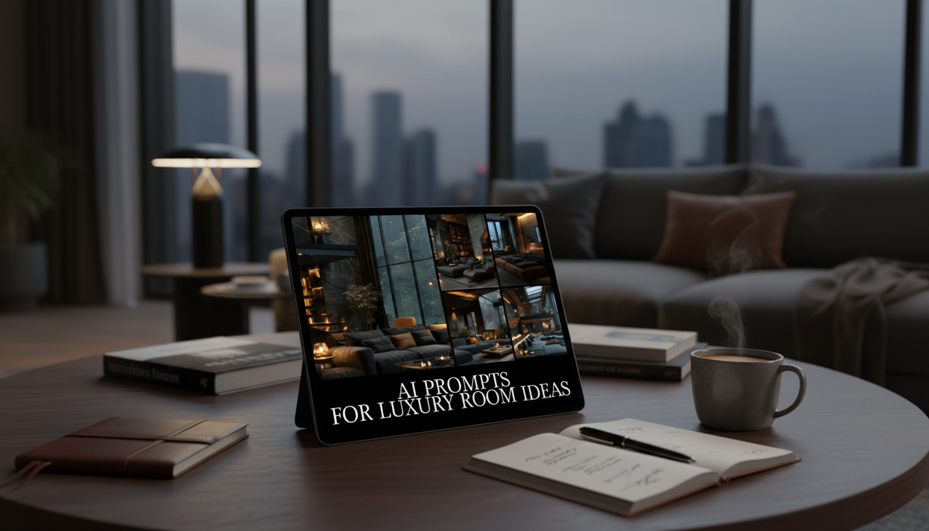 Luxury Room AI Templates for Interior Design Visuals
