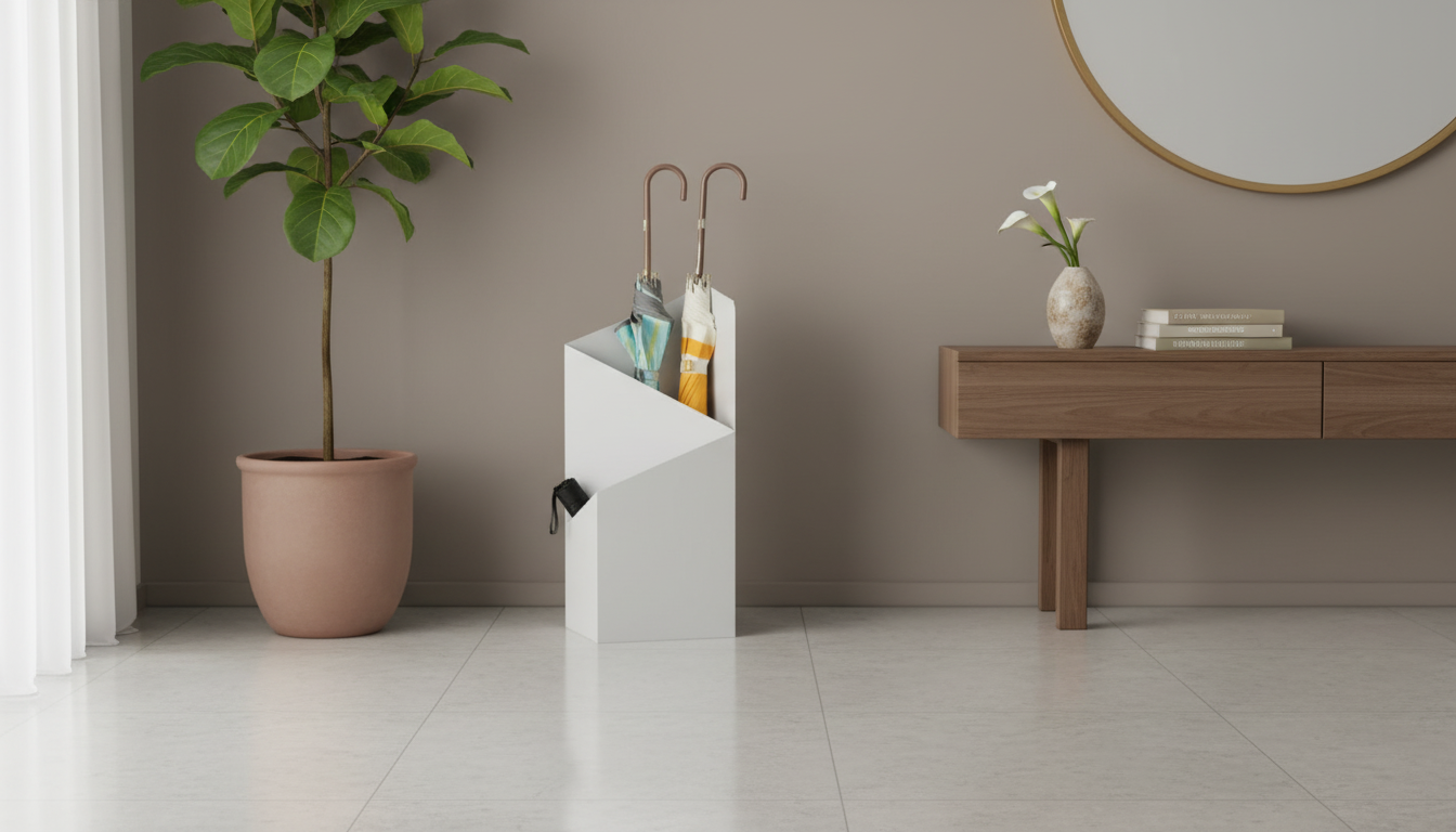 Metal Umbrella Stand for Home & Hotel Entryways