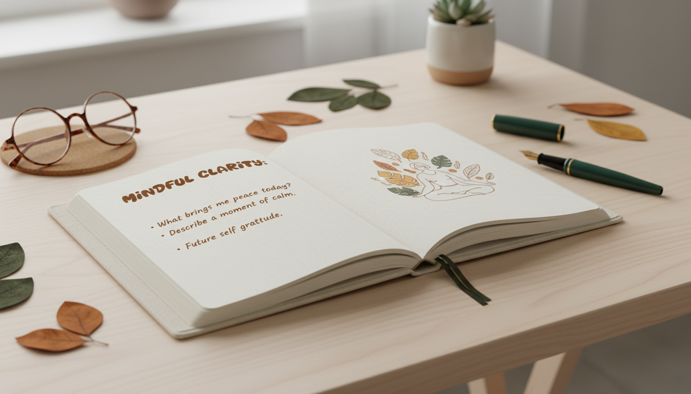 Mindful Clarity Printable Journal for Calm Daily Check-Ins