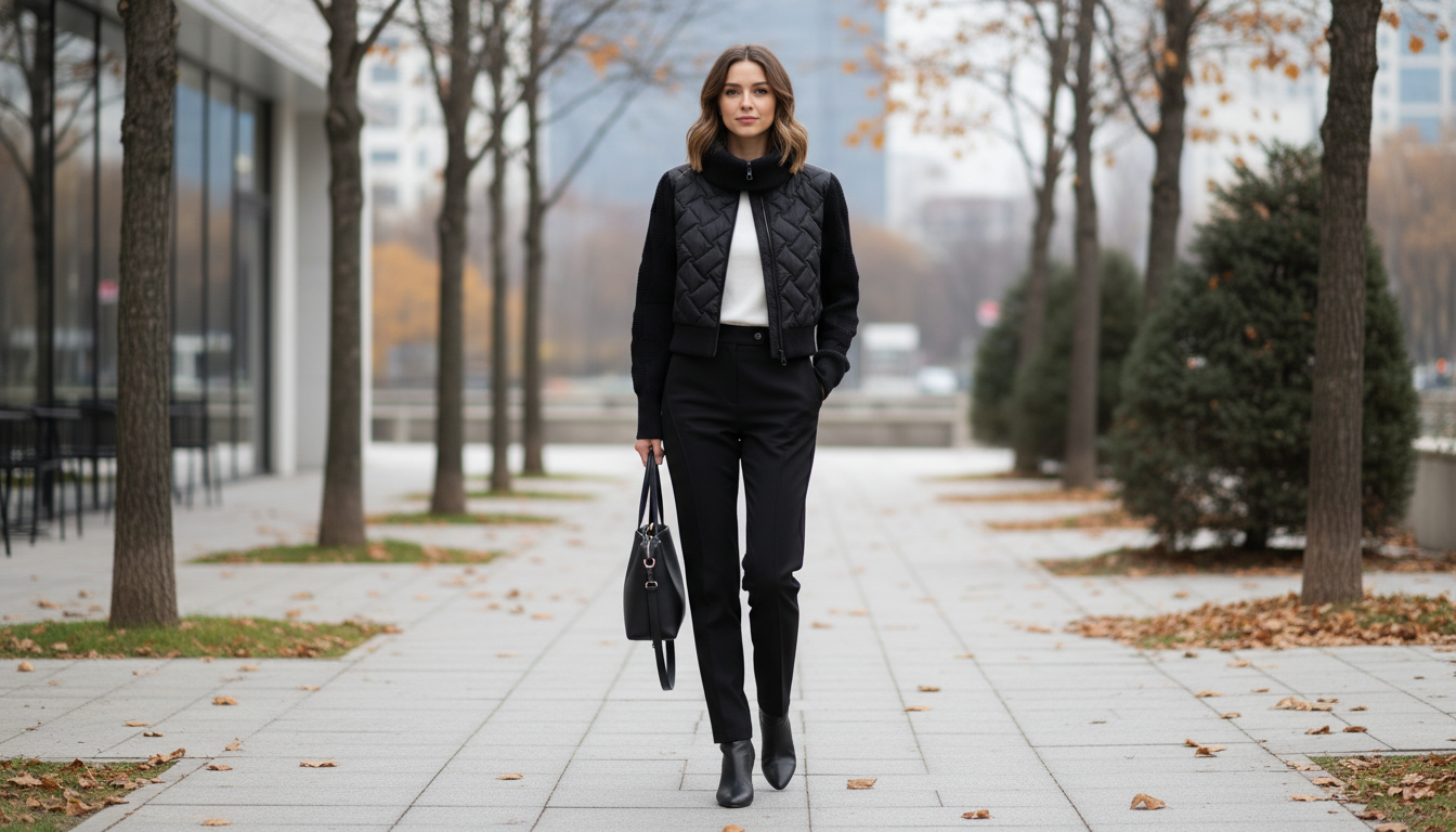 Minimalist Women’s Winter Down Jacket: Warm & Sleek