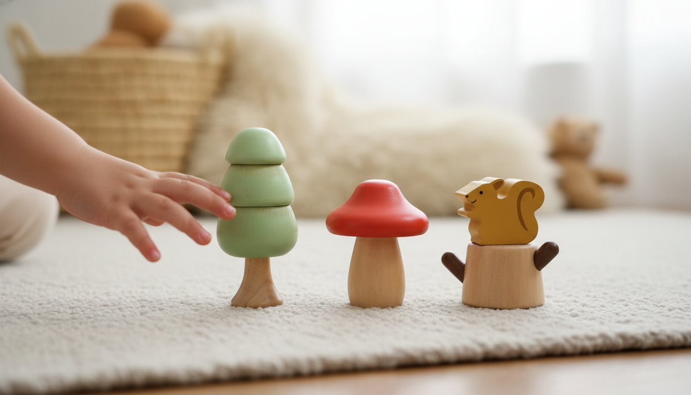 Montessori Tree Screw Blocks: Fine-Motor Puzzle Toy