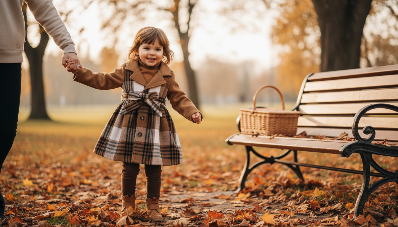 Plaid Trench Coat for Girls (1–6): Fit, Warmth & Care