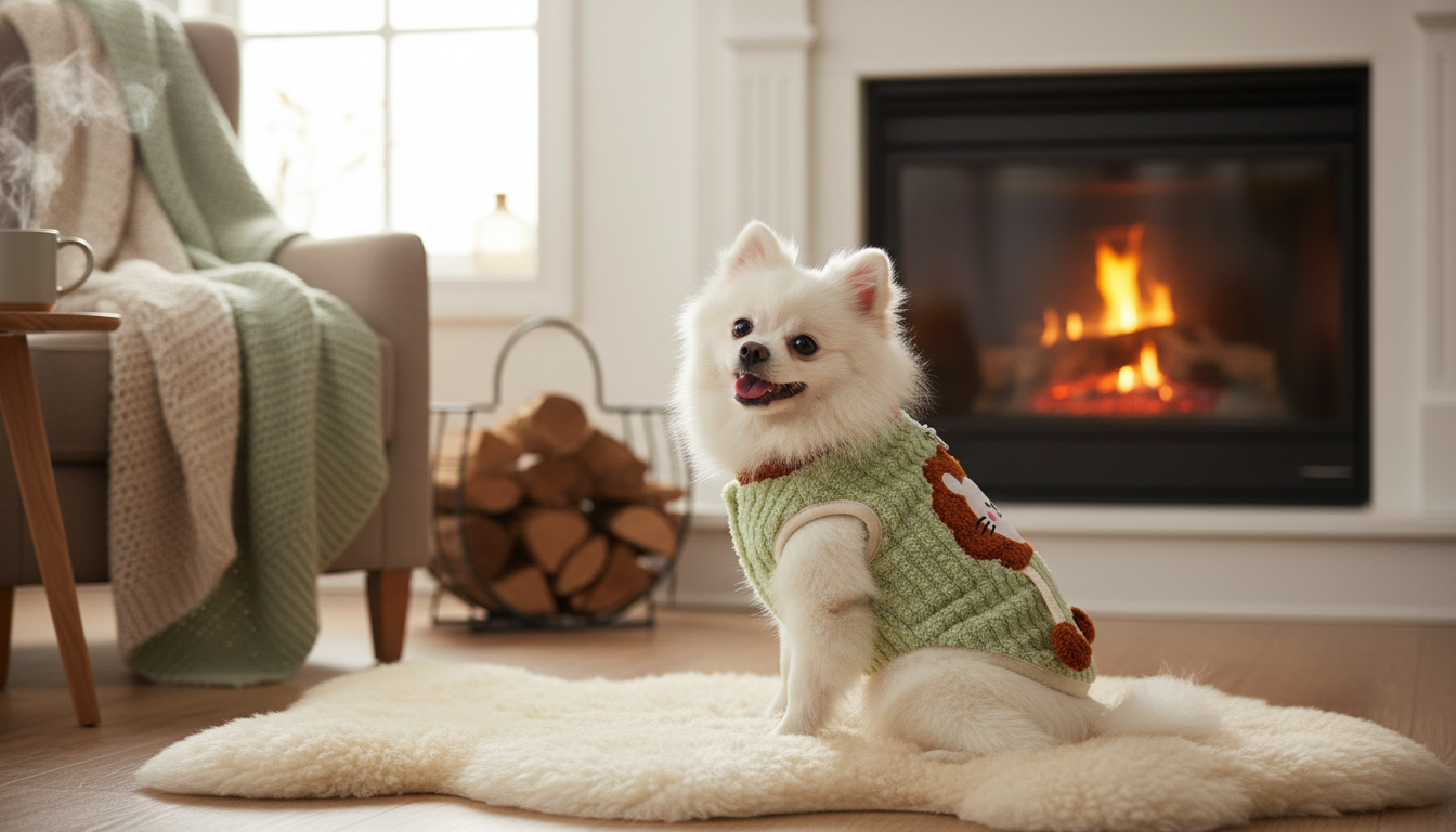 Plush Winter Vest for Small Dogs & Cats: Fit & Care