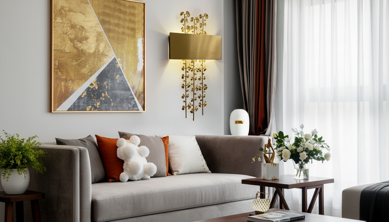 Copper & Iron Leaf Sconces: Retro-Luxury Wall Glow