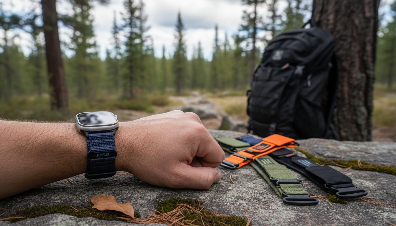 Tactical Nylon Strap for Apple Watch Ultra 2: Rugged Fit