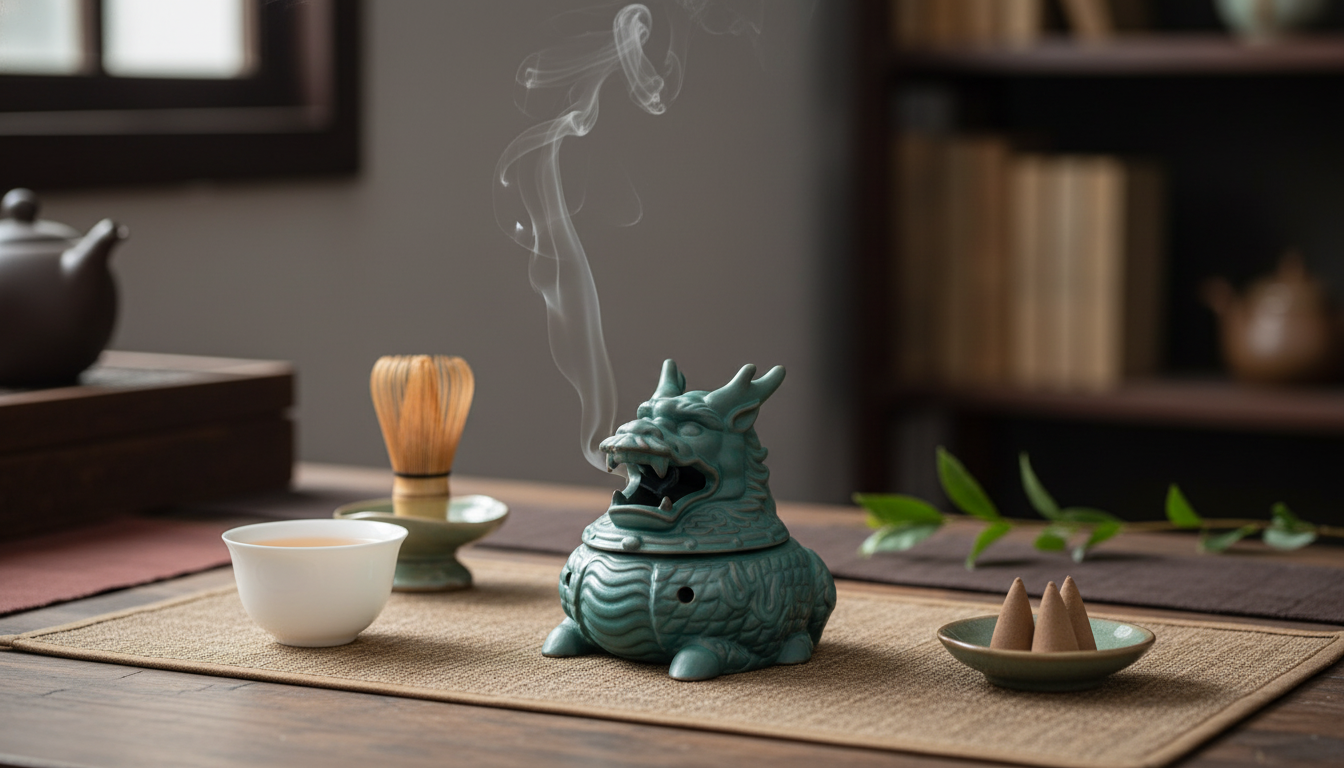Unicorn Ceramic Incense Burner for Tea & Calm Rituals