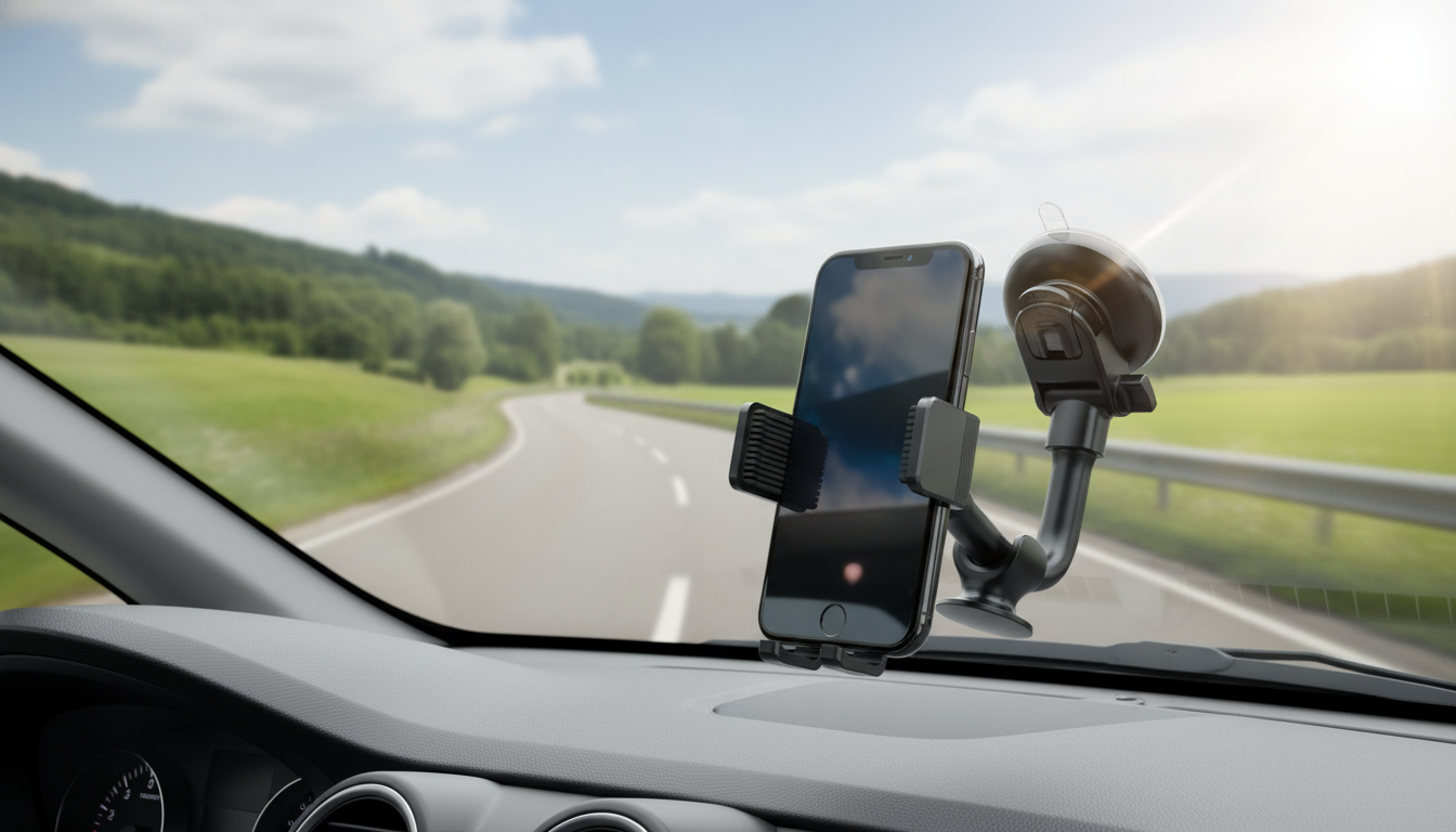Universal Car Phone Holder: Secure Fit for 4.7–7" Phones