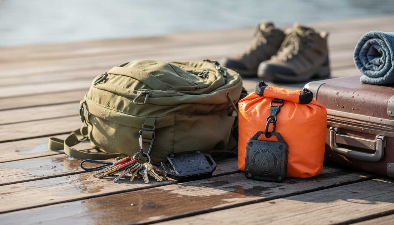 Waterproof AirTag Holder for Keys, Bags & Luggage