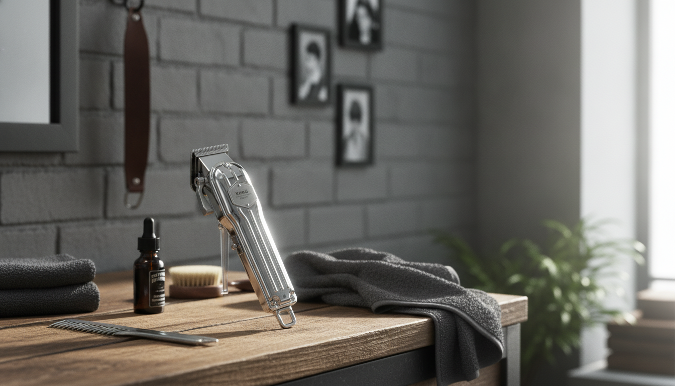 All-Metal Cordless Hair Clipper: Fades, Edging & Care