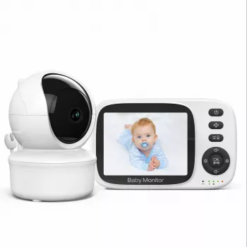 3.2-Inch Baby Monitor: Night Vision, VOX & Two-Way Talk